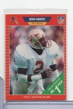 Deon Sanders Falcons No. 1 Pick 486 NFL 1989 110620MLCD