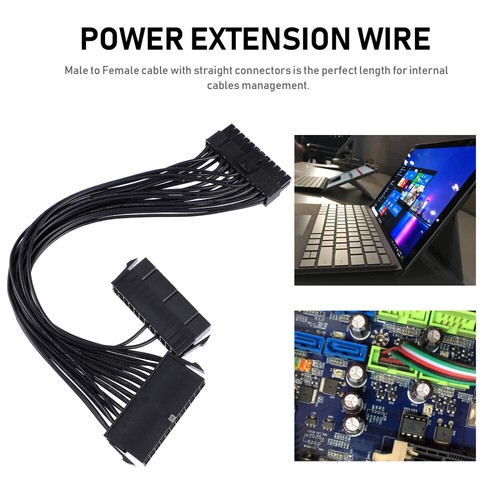 24pin Synchronous Power Cord Dual Power Boot Line Power Line - Afbeelding 2 van 12