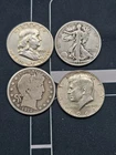 1951 FRANKLIN HALF DOLLAR, 1936 WALKING LIBERTY HALF DOLLAR, 1912 BARBER HALF...