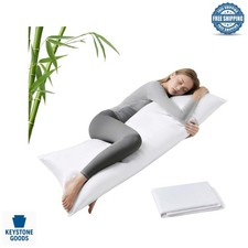 Breathable Cooling Body Pillow Cover 20x54 for Hot Sleepers