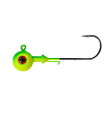 Lot of 2 Tsunami Ball Head Jigs Chartreuse/Gr...