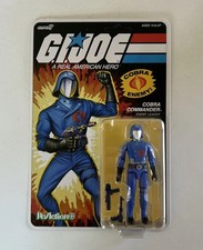 G.I. JOE   COBRA COMMANDER  O-Ring   Action Figure   Super7 ReAction    3.75 MOC