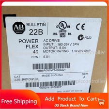 Allen-Bradley 22B-B8P0N104 PowerFlex 40 AC Drive 1.5kW / 2HP 180-264Vac