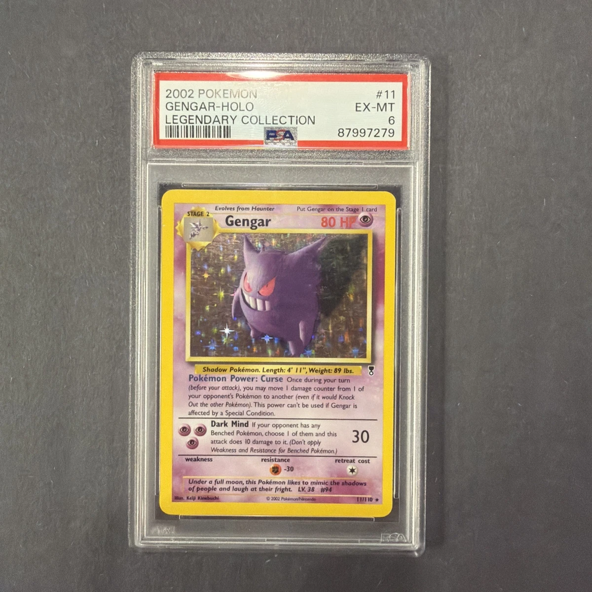 Gengar Pokémon TCG Legendary Collection Individual Collectible