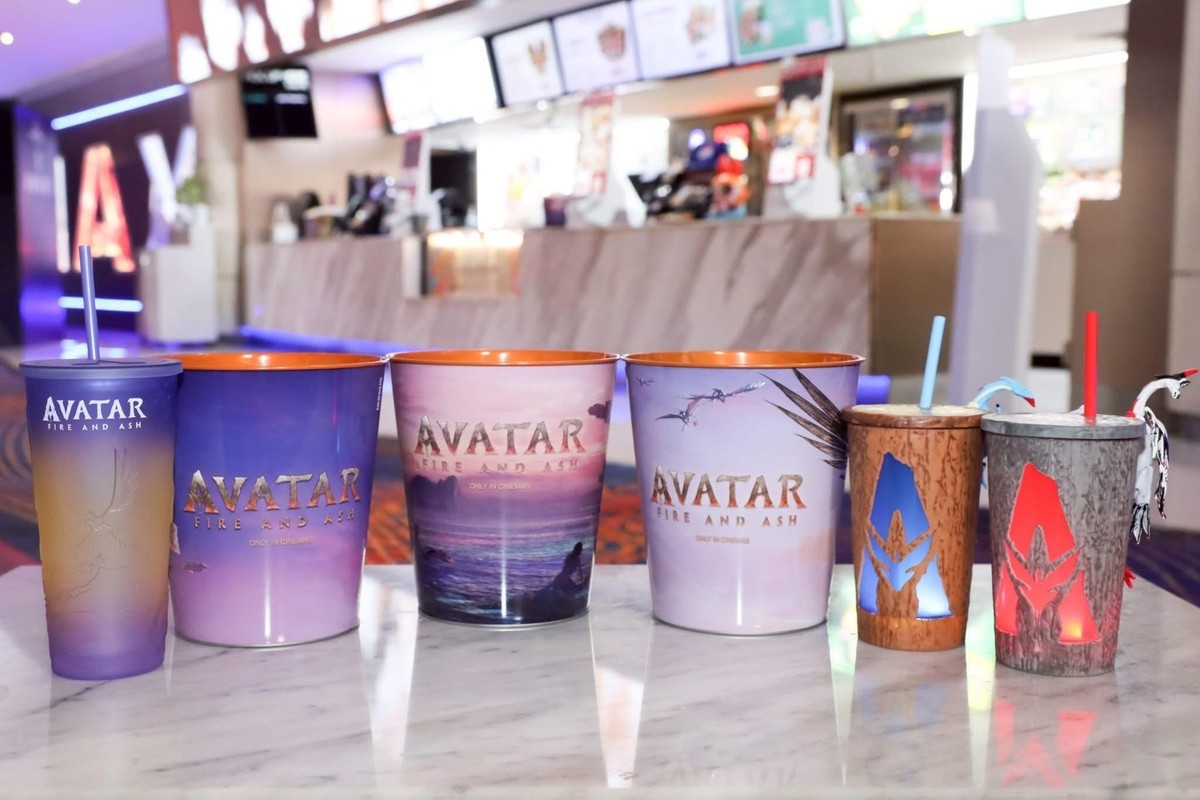Avatar Fire and Ash Movie Popcorn Bucket / Cup Topper Brand New