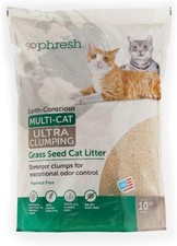 Extreme Clumping Unscented Grass Seed Cat Litter 10 lbs.