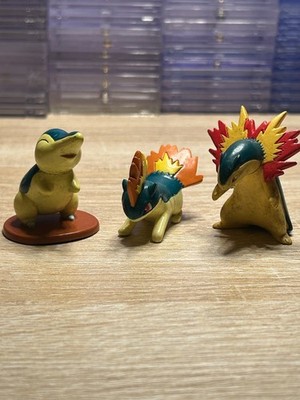 1999 Cyndaquil, Quilava & Typhlosion Pokémon TOMY Vintage Three Figure Lot