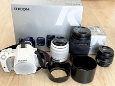 Pentax K-S1 DSLR Camera 300mm Double Zoom Kit  50mm Prime Lens Set Used