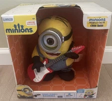 Minions Rock ‘N Roll Stuart Guitar Playing Plush Toy 9'' Despicable Me NEW
