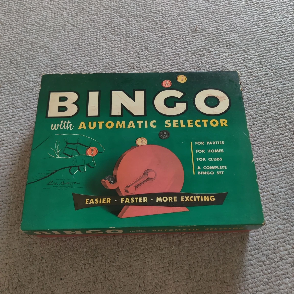 Bingo 2 players Vintage Manufacture Board & Traditional Games for