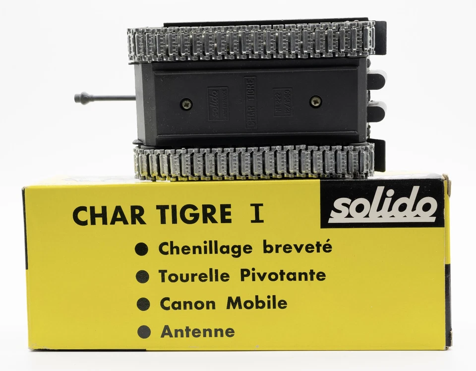 Vintage Solido No. 222 Char Tigre I Tank in Original Box - Image 4 of 4