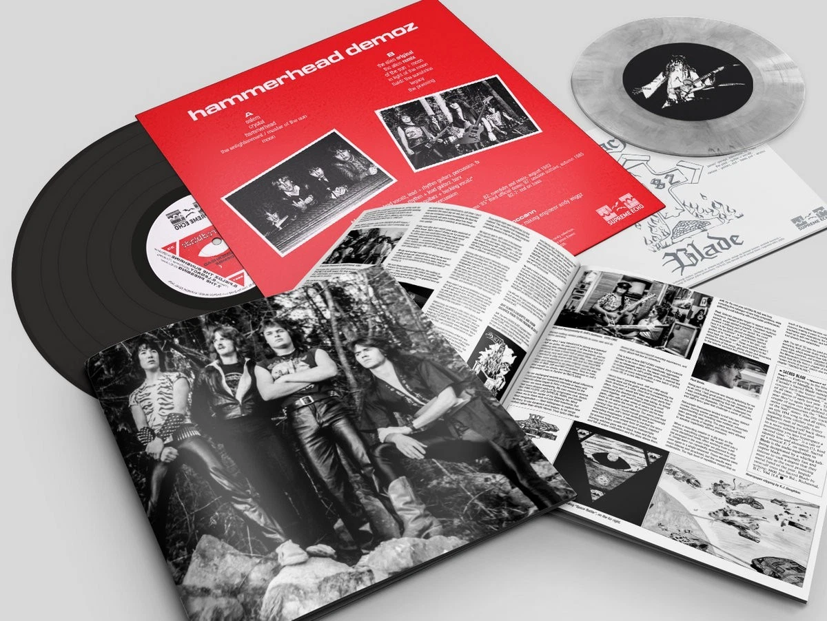 SACRED BLADE – Hammerhead Demoz + Battleaxe Echoez (1981-85) LP + 7" (LIM. 200)