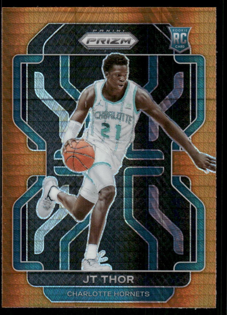 2021-22 Panini Prizm #272 JT Thor Hyper Orange