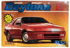 MPC/Ertl 1987 Dodge Shelby Daytona Turbo Vintage 1986 1:25 Model Kit NEW SEALED