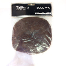 Doll Wig Tallina's Size 16, Style 801, K28 Auburn Short Bob NOS