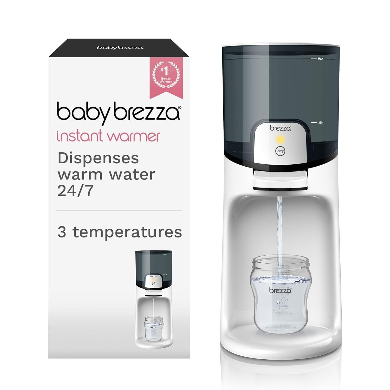 Baby Brezza Instant Baby Bottle Maker 50oz Capacity with 3 T