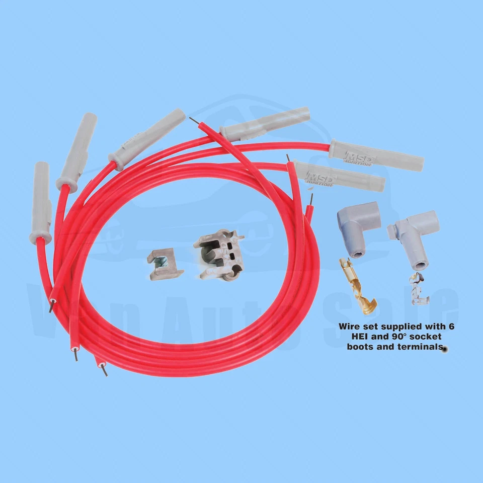 Conjunto de fios de vela de ignição MSD para Jeep CJ5 72-1978 - Imagem 2 de 2