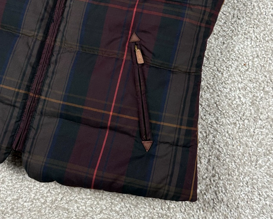 Colete Lauren Ralph Lauren Feminino Grande Reversível Tampão Zíper Completo - Imagem 3 de 4