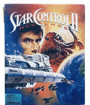 Star Control II Accolade (1992) PC Games RARE Big Box 90 s Sci-Fi Complete VGC