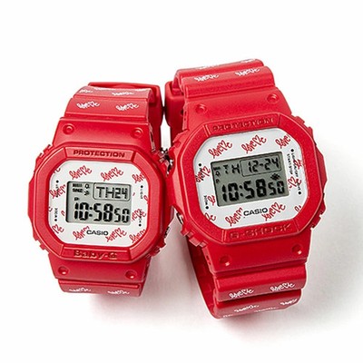 Casio G-Shock Baby-G LOV-20B-4JR Lovers Collection 2020 Paar Uhr Rot Neu JAPAN