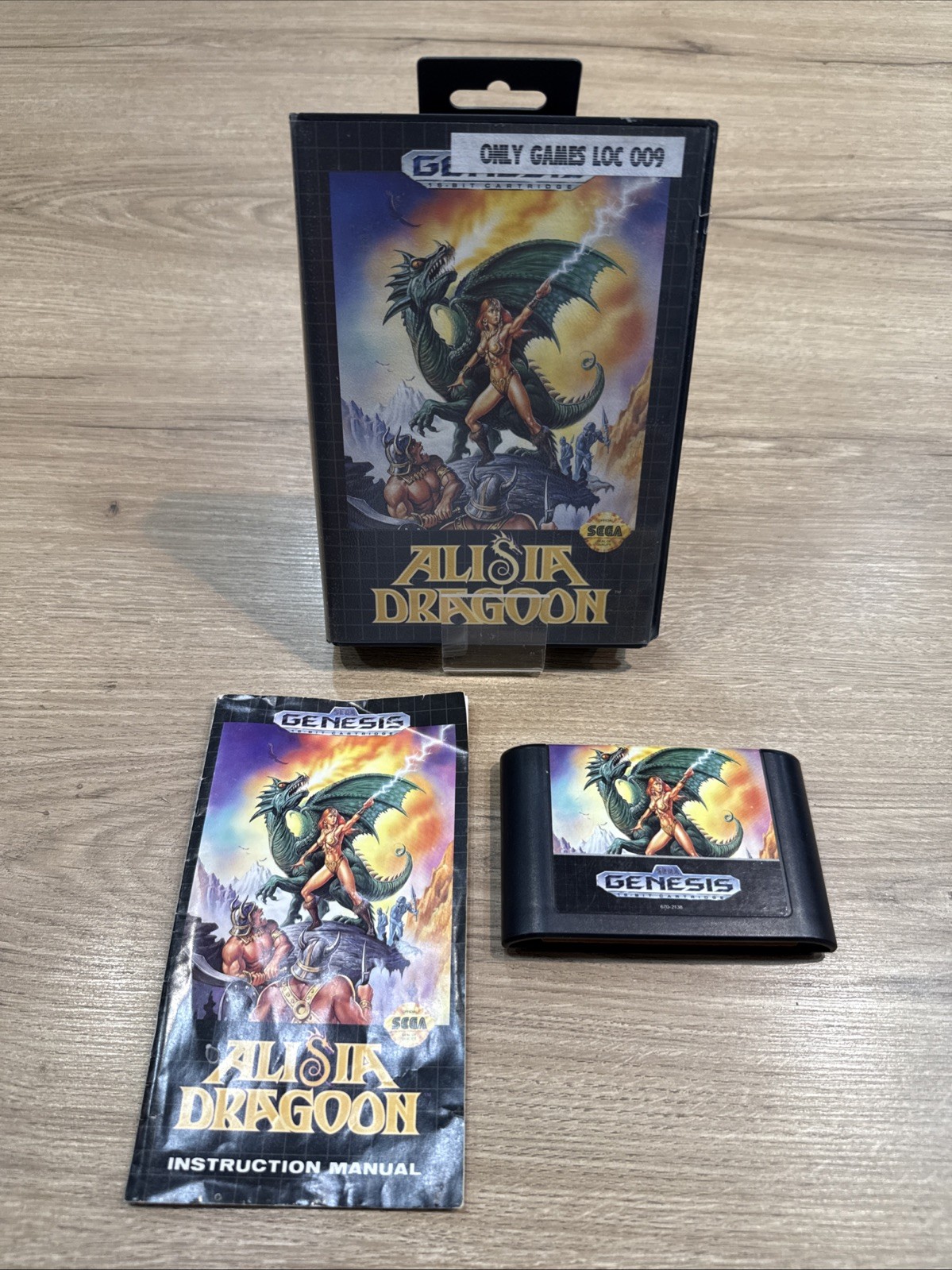 Alisia Dragoon Complet Sega Megadrive Genesis