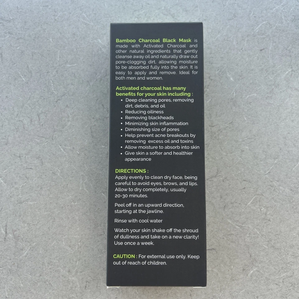 BAMBOO CHARCOAL PEEL-OFF 面部清洁去黑头 — 第 2/4 张图片
