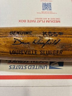 33" L. SLUGGER DAVE WINFIELD GENUINE K55 BASEBALL BAT #125 FOR DISPLAY READ!