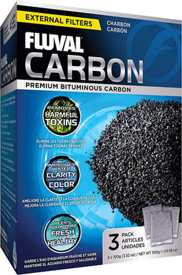 Carbon Filter Media for Aquariums, Premium Bituminous Carbon Inserts, 100-Gram N