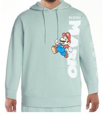 Sudadera con Capucha Gráfica Super Mario Nintendo Para Hombre XS S M L XL 2XL Verde (12J)