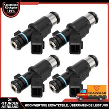 4x Kraftstoffeinspritzdüse Passend für Peugeot 306 106 206 307 348001 Schwarz