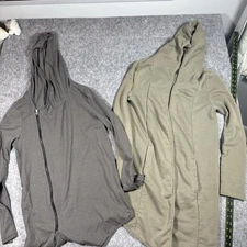 H&M Divided Men’s Small Hoodie Lot 2pc Longline & Asymmetrical Zip Streetwear S