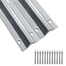 12ft Section Galvanized Inverted V Track V- Track in 2 6 Foot Sections for ...