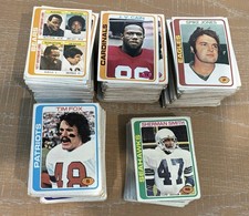 1978 Vintage Topps Football Card Lot Of ~450 Different, Many Stars And HOF’ers!