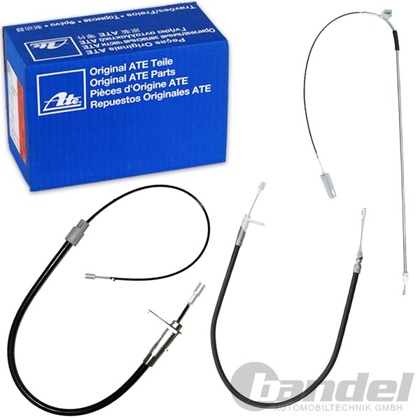 3Xate Handbremsseil Hinten Links+Rechts Passend FüR MERCEDES-BENZ Vaneo 414-image