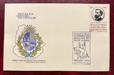 URUGUAY * "CONGRESS OF THE AMERICAN GERMAN SHEPHERD CONFEDERETION" DOGS - FDC