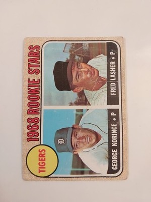 1968 Topps - 1968 Rookie Stars Fred Lasher, George Korince #447 (RC)
