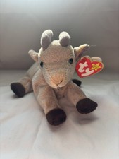 Vintage Ty Beanie Baby - GOATEE the Goat (8 Inch) with original tag
