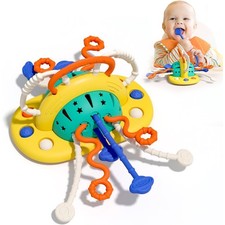 Montessori Silicone Suction Cup Baby Toy for High Chair, Toddler Sensory Toy 18M