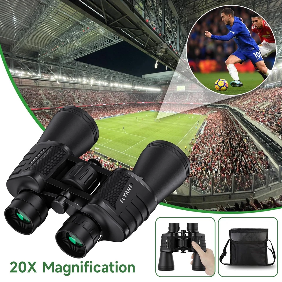 High Powered 20x50 Binoculars – Waterproof, Low Light Vision for Outdoor Use - Image 2 of 3
