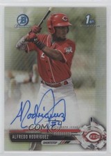 2017 Bowman Chrome Prospect Refractor /499 Alfredo Rodriguez #CPA-AR Auto uk2