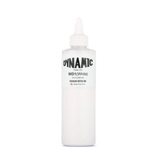 Dynamic White Tattoo Ink 8 Fl Oz - Smooth Brilliant Vibrant Premium Tattoo Ink