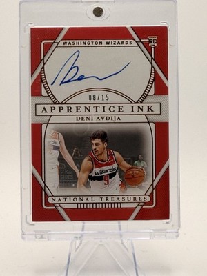 2020 National Treasures Apprentice Ink Deni Avdija Auto/15 RC !Read Description!
