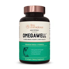 OMEGAWELL FISH OIL,  Premium Fish Oil 2000 mg FAST SHIPPING