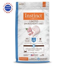 Instinct Limited Ingredient Diet Turkey Grain Free Dry Cat Food 11 lb Natural 6.82 per pound