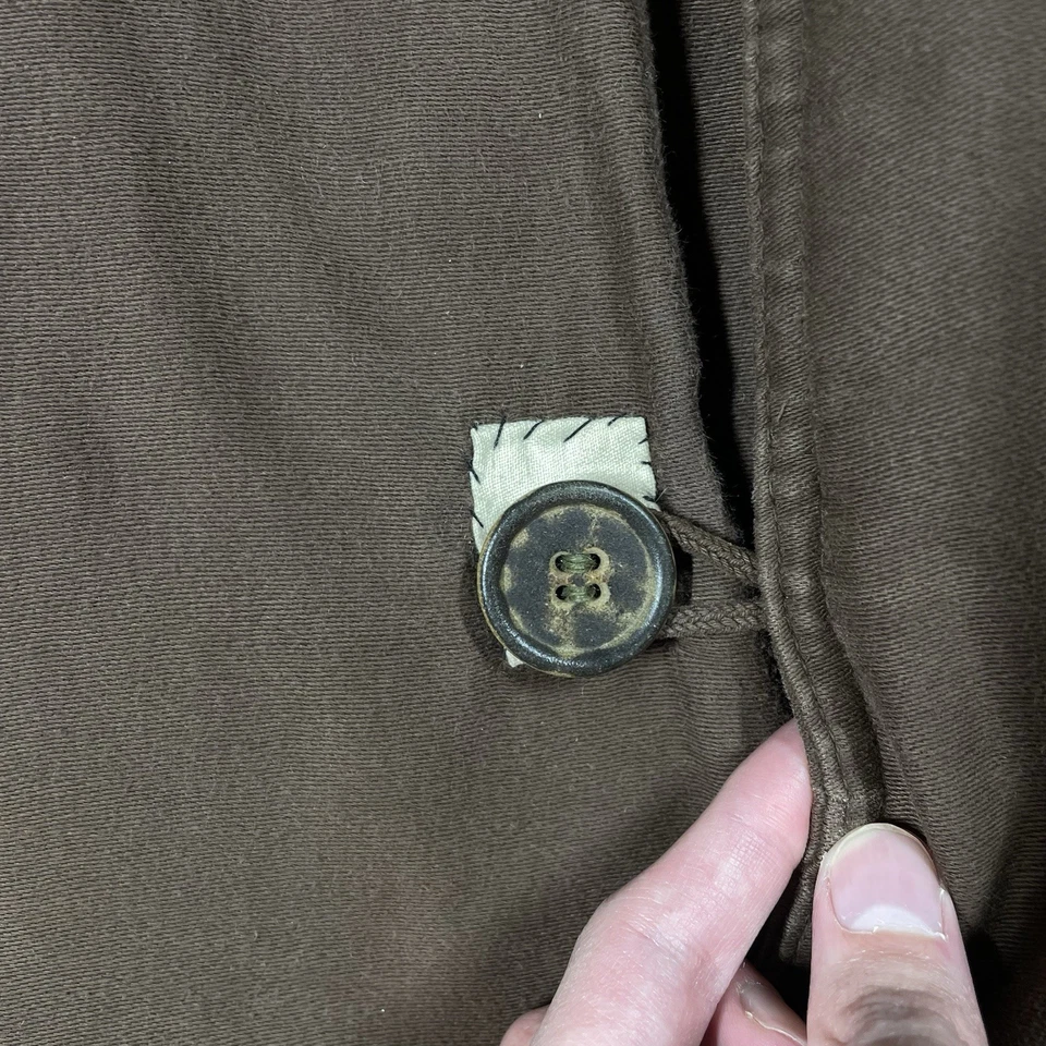 Gran abrigo vintage años 30 40 Great Western Moleskin piel de oveja talla XL 48 Barnstormer Foto 3 de 4