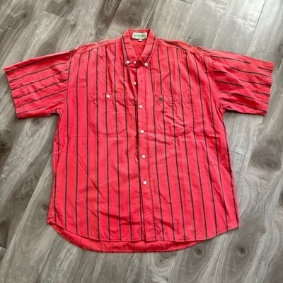Vintage Benetton Single Stitch Short Sleeve Shirt Made in Italy Size L