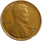✅ 1934 D Lincoln Wheat Cent Penny G-VG Average Circulated Condition 1c Coin