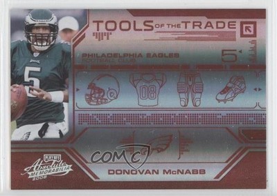 2008 Playoff Absolute Memorabilia Spectrum Red 59/100 Donovan McNabb #TOTT36 0q3