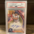 2024 BOWMAN'S BEST AUTO WYATT LANGFORD GOLD MINI DIAMOND AUTO /50 PSA 10 GEM!!