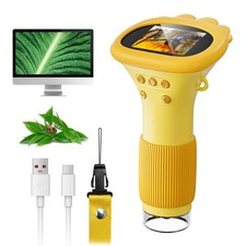 1000X Handheld Digital Microscope for Kids with 2" IPS Screen Digital Display